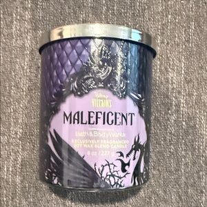Bath & Body Works Maleficent Candle - Black and Purple